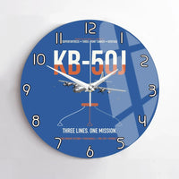 Thumbnail for KB-50J Superfortress design on blue no frame wall clock