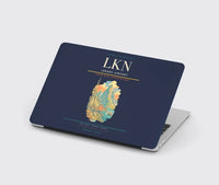 Thumbnail for Leknes Airport (LKN) design on navy blue MacBook case