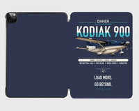 Thumbnail for Daher Kodiak 900 design on navy blue ipad tablet case