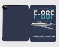 Thumbnail for F-86F Sabre design on navy blue ipad tablet case