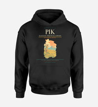 Thumbnail for Glasgow Prestwick Airport (PIK) design on black hoodie single-side print