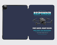 Thumbnail for BRINC Responder design on navy blue ipad tablet case