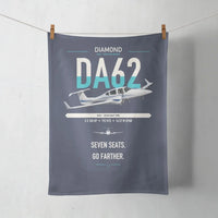 Thumbnail for Diamond DA62 design on navy blue towel