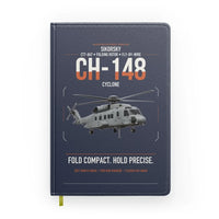 Thumbnail for Sikorsky CH-148 Cyclone design on navy blue notebook