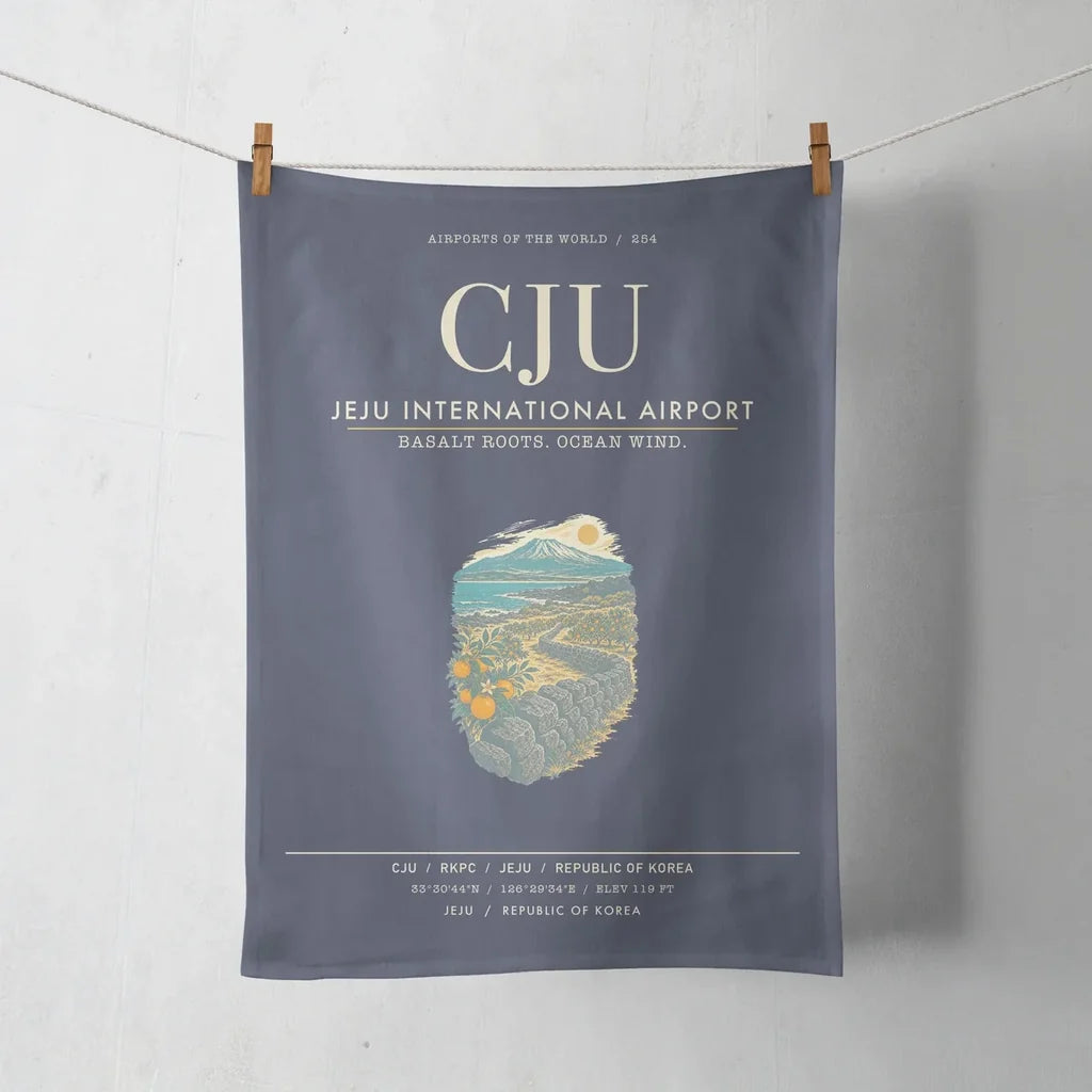 Jeju International Airport CJU - Navy Blue