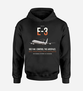 Single-Side Printing — E-3 Sentry AWACS Double-Side Hoodie