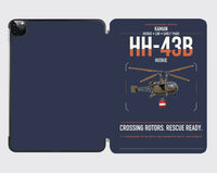 Thumbnail for Kaman HH-43B Huskie design on navy blue ipad tablet case