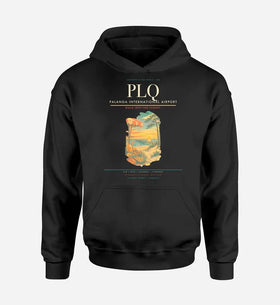 Single-Side Printing — Palanga International Airport (PLQ) Double-Side Hoodie