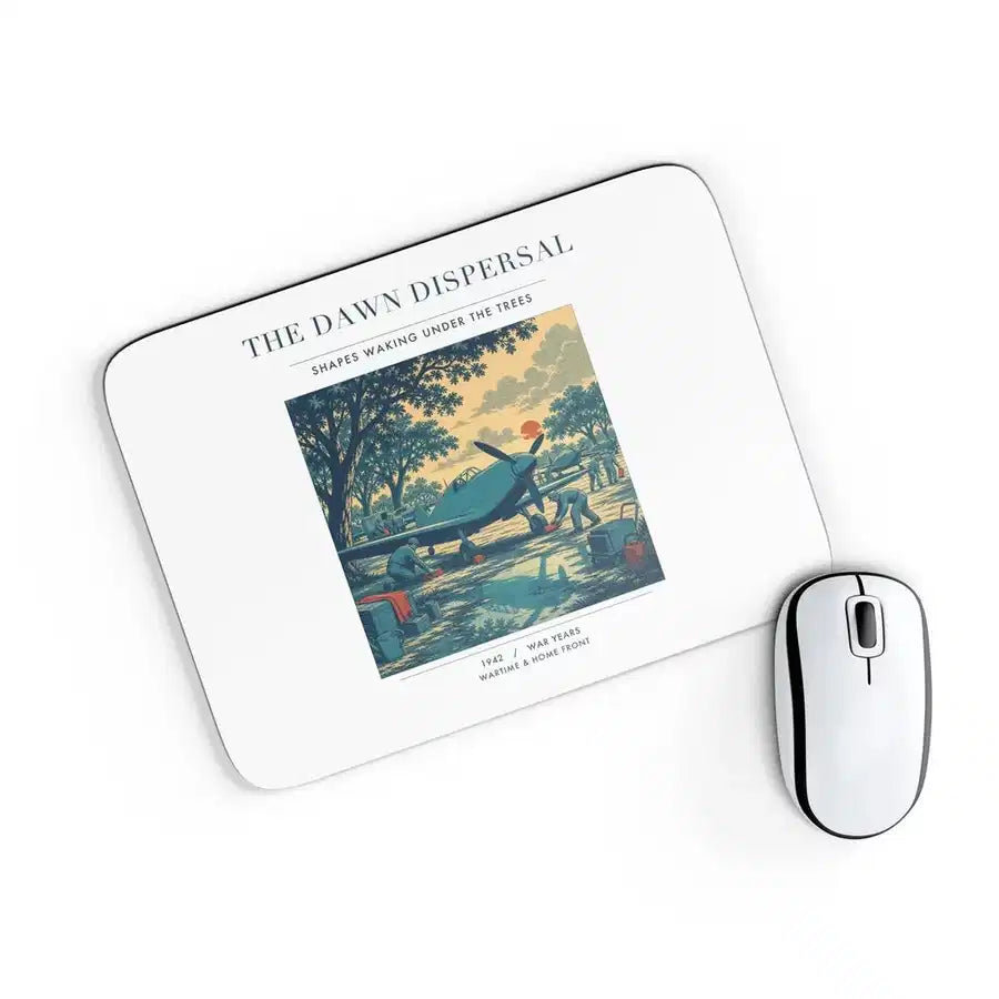 VINTAGE G4531 - The Dawn Dispersal - Designed Mouse Pads design on white rectangle