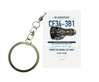Thumbnail for CF34-3B1 Key Chain design on white key chain