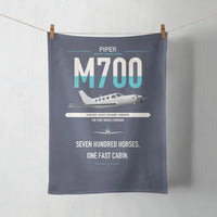 Thumbnail for Piper M700 Fury design on navy blue towel