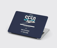 Thumbnail for Cirrus Vision Jet G2+ design on navy blue MacBook case