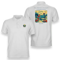 Thumbnail for VINTAGE G4427 - The Apprentice's Solo Dawn - Double-Side Polo T-Shirt design on white