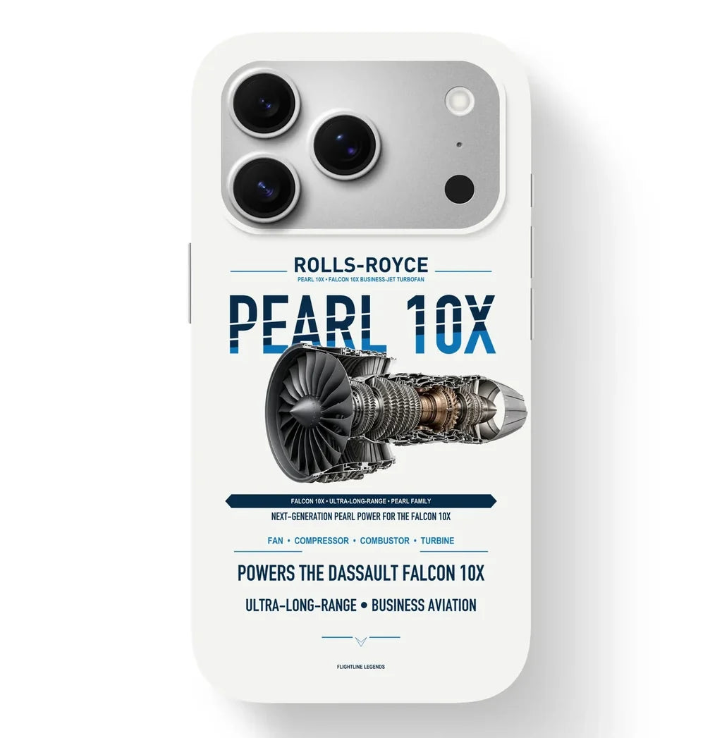 PEARL 10X Case design on white iphone case