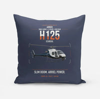 Thumbnail for Airbus H125 design on navy blue pillow