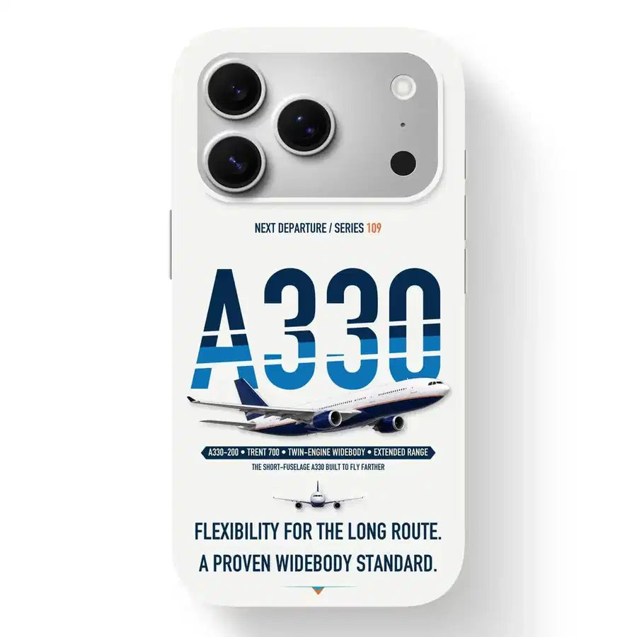 Airbus A330-200 Case design on white iphone case