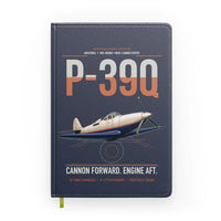 Thumbnail for P-39Q Airacobra design on navy blue notebook