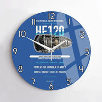 Thumbnail for HF120 design on blue no frame wall clock