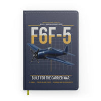Thumbnail for F6F-5 Hellcat design on navy blue notebook