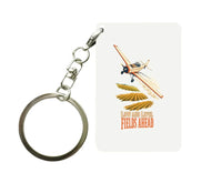 Thumbnail for SIGNAL 587 - Low And Level Fields Ahead - Key Chain design on white key chain