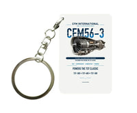 Thumbnail for CFM56-3 Key Chain design on white key chain