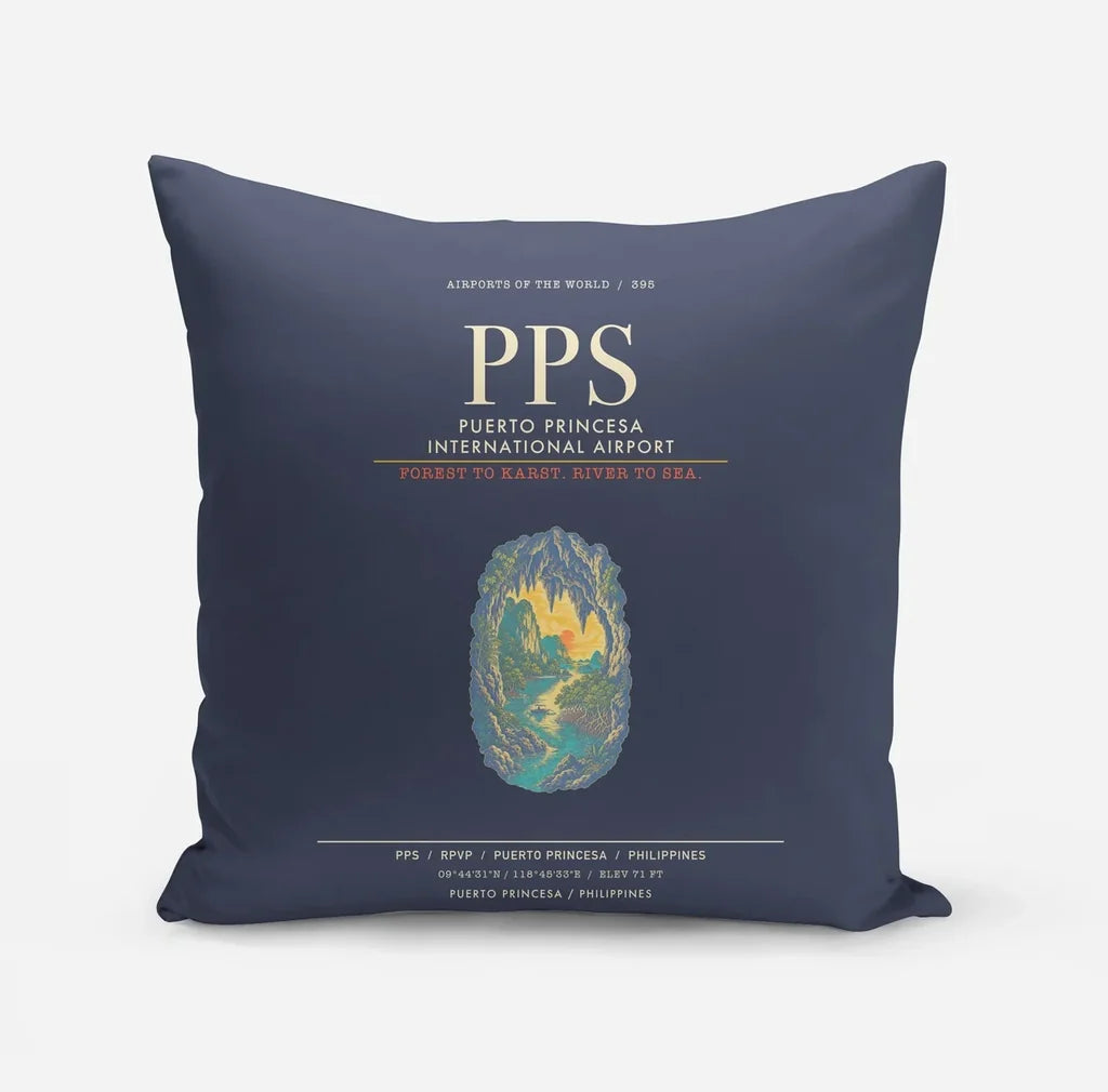 Puerto Princesa International Airport PPS - Navy Blue