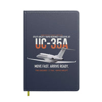 Thumbnail for UC-35A Citation Ultra Rapid Utility Airlift design on navy blue notebook
