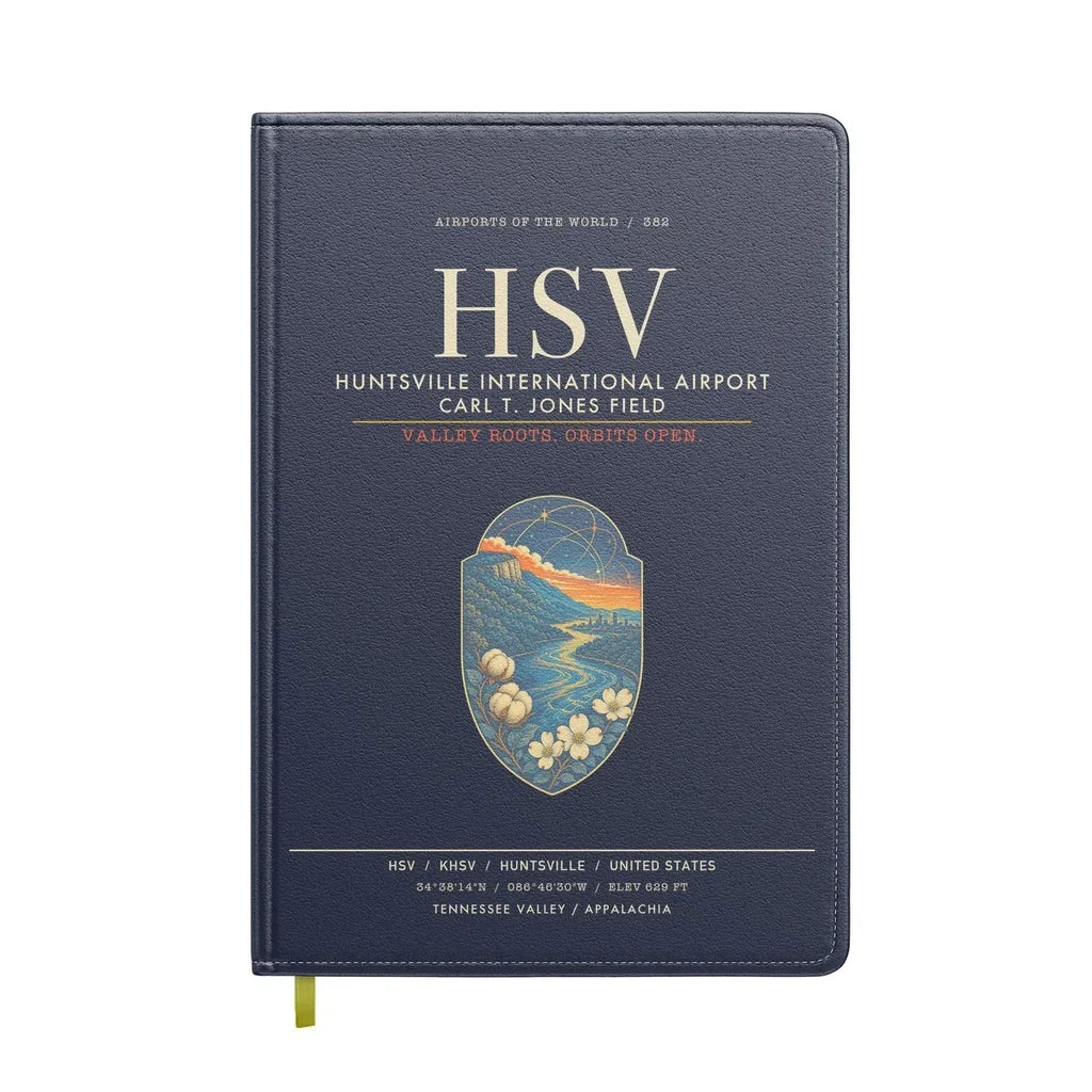 Huntsville International Airport HSV - Navy Blue