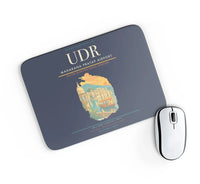 Thumbnail for Maharana Pratap Airport (UDR) design on navy blue rectangle mouse pad