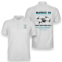 Thumbnail for DJI Matrice 30 design on white polo