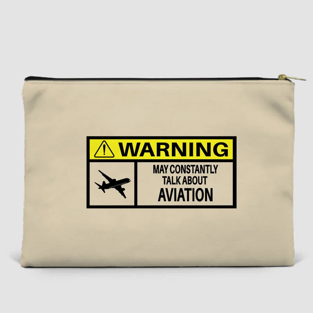 Warning May Constantly Talk About Zipper Pouch - view 16