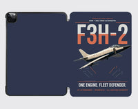 Thumbnail for F3H-2 Demon design on navy blue ipad tablet case