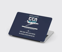 Thumbnail for Cessna Citation 550 - Citation II design on navy blue MacBook case