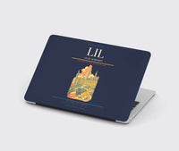 Thumbnail for Lille Airport (LIL) design on navy blue MacBook case