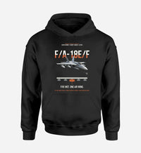 Thumbnail for F A-18E F Buddy Tanker design on black double-side hoodie, single-side print