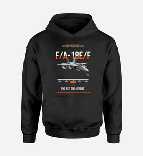 Single-Side Printing — F A-18E F Buddy Tanker Double-Side Hoodie