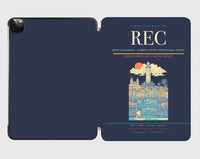 Thumbnail for Recife Guararapes (REC) design on navy blue ipad tablet case