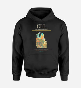 Single-Side Printing — Easterwood Airport (CLL) Double-Side Hoodie