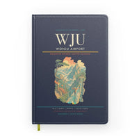Thumbnail for Wonju Airport (WJU) design on navy blue notebook