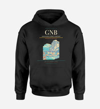 Thumbnail for Grenoble-Isère Airport (GNB) design on black hoodie single-side print