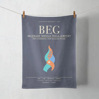 Thumbnail for Belgrade Nikola Tesla Airport BEG - Navy Blue