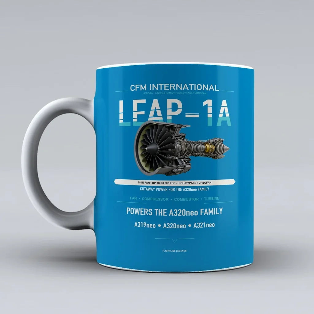 Mug design on turquoise leap 1a