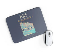 Thumbnail for Erfurt-Weimar Airport (ERF) design on navy blue rectangle mouse pad