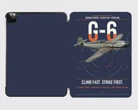 Thumbnail for Messerschmitt Bf 109G-6 design on navy blue ipad tablet case