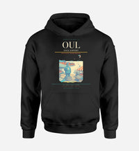 Thumbnail for Oulu Airport (OUL) design on black hoodie single-side print