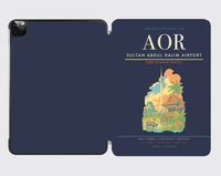 Thumbnail for Sultan Abdul Halim Airport (AOR) design on navy blue ipad tablet case