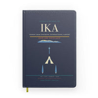 Thumbnail for Tehran Imam Khomeini International Airport (IKA) design on navy blue notebook