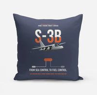 Thumbnail for S-3B Viking design on navy blue pillow