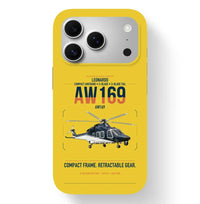 Thumbnail for Leonardo AW169 design on yellow magsafe iphone case, for iPhone 17 Pro