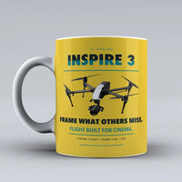 Thumbnail for Inspire 3 Mug design on yellow dji